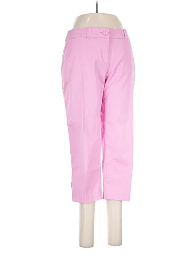 Pre-owned Crown & Ivy Casual Pants In Pink
