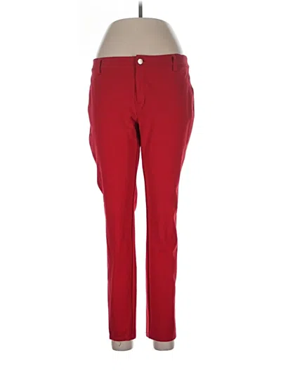 Pre-owned Crown & Ivy Casual Pants In Red