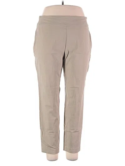 Pre-owned Crown & Ivy Casual Pants In Tan