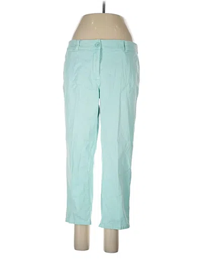 Pre-owned Crown & Ivy Casual Pants In Teal