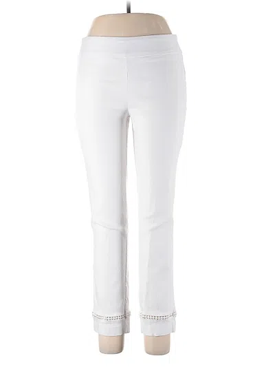 Pre-owned Crown & Ivy Casual Pants In White