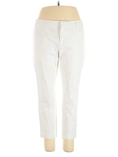 Pre-owned Crown & Ivy Casual Pants In White