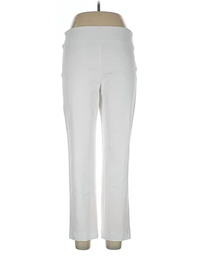 Pre-owned Crown & Ivy Casual Pants In White