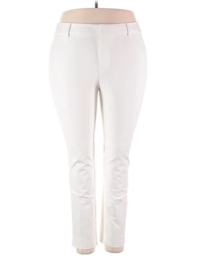 Pre-owned Crown & Ivy Casual Pants In White