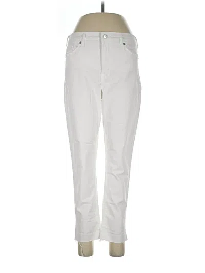 Pre-owned Crown & Ivy Casual Pants In White