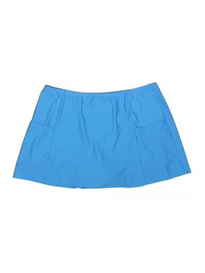 Pre-owned Crown & Ivy Casual Skirt In Blue