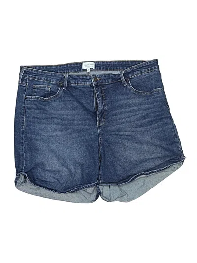 Pre-owned Crown & Ivy Denim Shorts In Blue