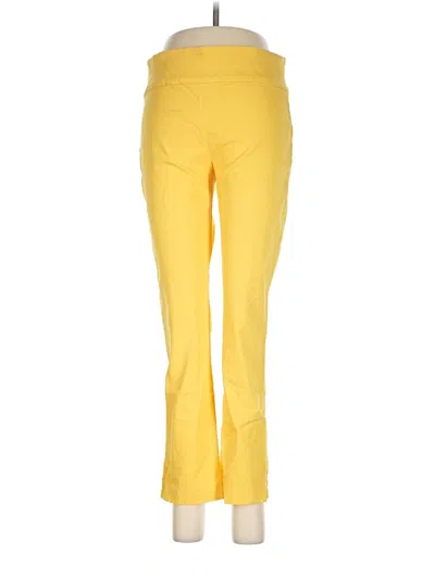 Pre-owned Crown & Ivy Dress Pants In Yellow