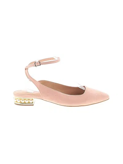 Pre-owned Crown & Ivy Flats In Brown