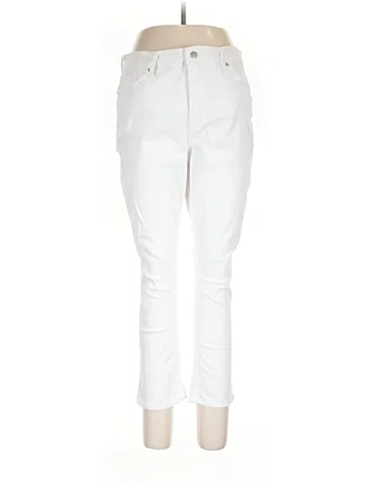Pre-owned Crown & Ivy Jeans In Ivory