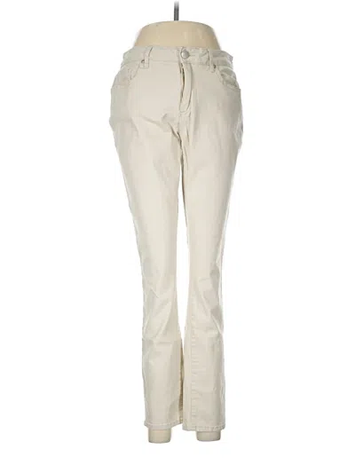 Pre-owned Crown & Ivy Jeans In Ivory