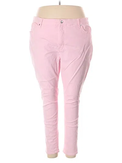 Pre-owned Crown & Ivy Jeans In Pink
