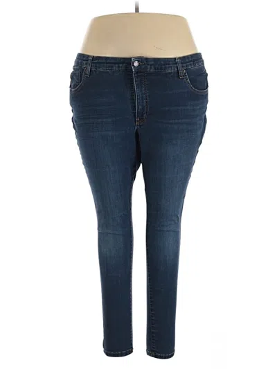 Pre-owned Crown & Ivy Jeggings In Blue