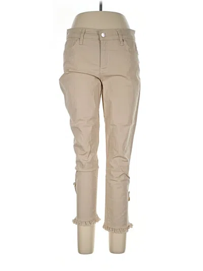 Pre-owned Crown & Ivy Jeggings In Tan