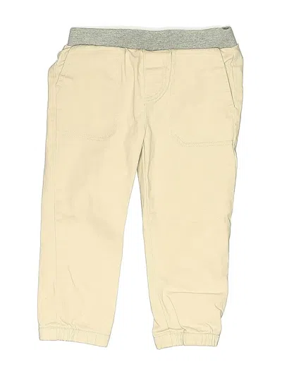 Pre-owned Crown & Ivy Kids' Khaki Pant In Brown