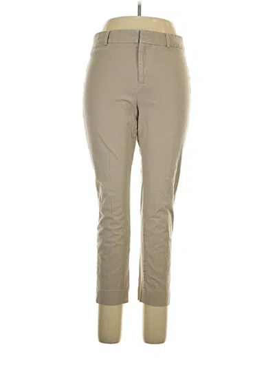 Pre-owned Crown & Ivy Khaki Pant In Brown