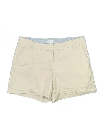 Pre-owned Crown & Ivy Khaki Shorts In Brown