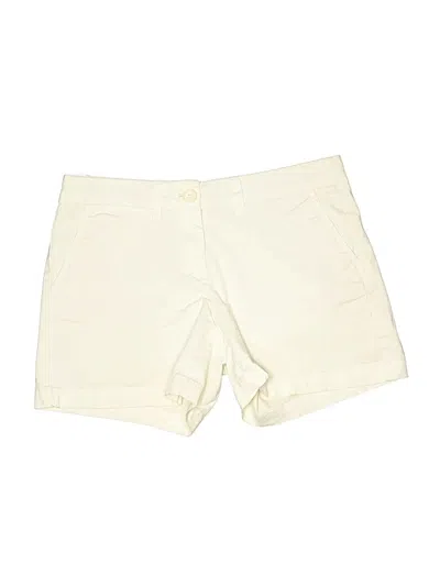 Pre-owned Crown & Ivy Khaki Shorts In Ivory