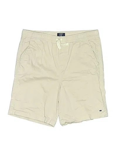 Pre-owned Crown & Ivy Kids' Khaki Shorts In Tan
