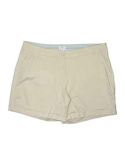 Pre-owned Crown & Ivy Khaki Shorts In Tan