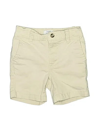 Pre-owned Crown & Ivy Kids' Khaki Shorts In Tan