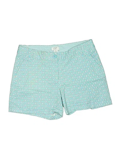 Pre-owned Crown & Ivy Khaki Shorts In Teal