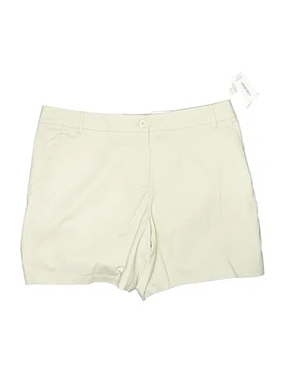 Crown & Ivy Khaki Shorts In White