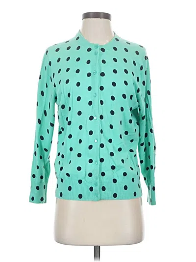 Pre-owned Crown & Ivy Long Sleeve Blouse In Green