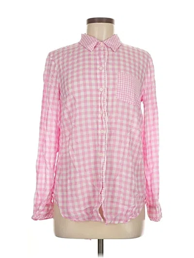 Pre-owned Crown & Ivy Long Sleeve Button Down Shirt In Pink