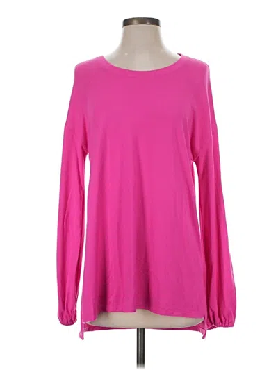 Crown & Ivy Long Sleeve T-shirt In Pink
