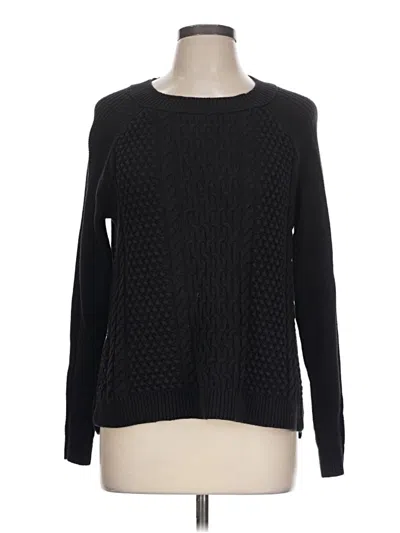 Pre-owned Crown & Ivy Pullover Sweater In Black