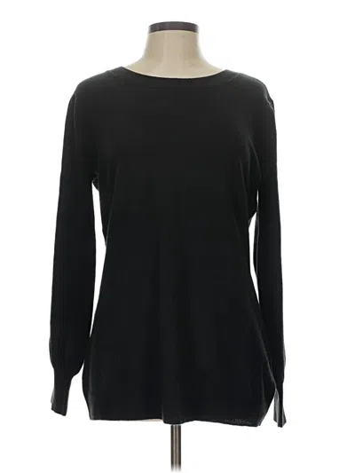 Pre-owned Crown & Ivy Pullover Sweater In Black