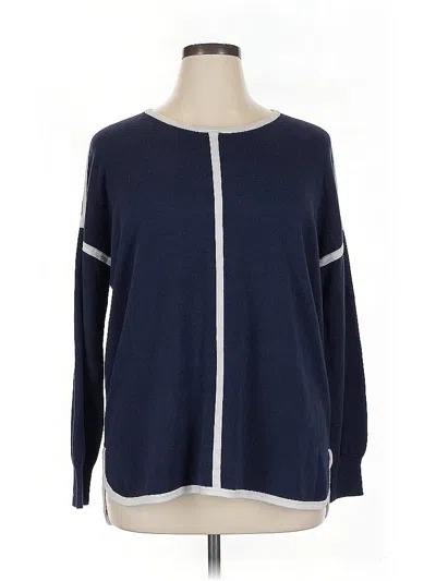 Pre-owned Crown & Ivy Pullover Sweater In Blue