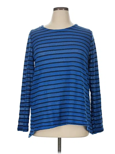 Pre-owned Crown & Ivy Pullover Sweater In Blue
