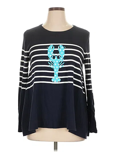 Pre-owned Crown & Ivy Pullover Sweater In Blue