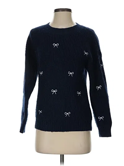 Pre-owned Crown & Ivy Pullover Sweater In Blue