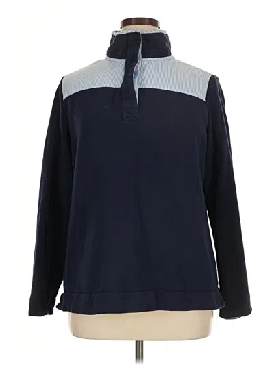 Pre-owned Crown & Ivy Pullover Sweater In Blue