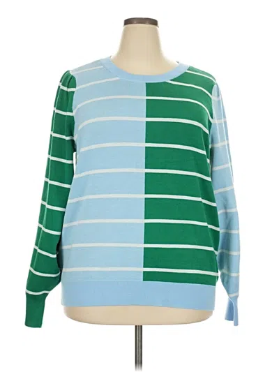 Pre-owned Crown & Ivy Pullover Sweater In Blue