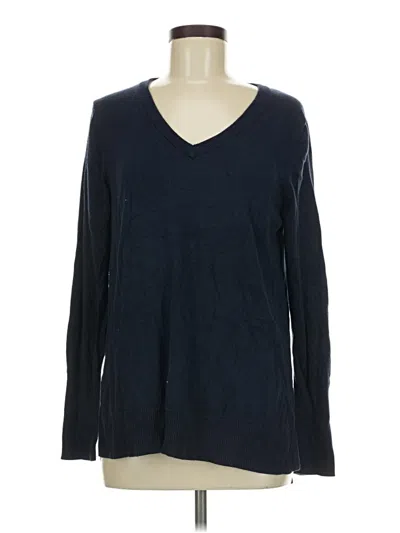 Pre-owned Crown & Ivy Pullover Sweater In Blue