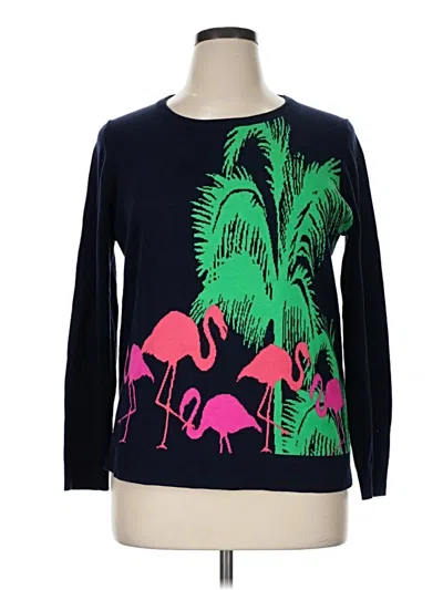 Pre-owned Crown & Ivy Pullover Sweater In Blue