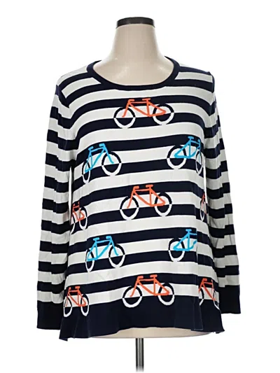 Pre-owned Crown & Ivy Pullover Sweater In Blue