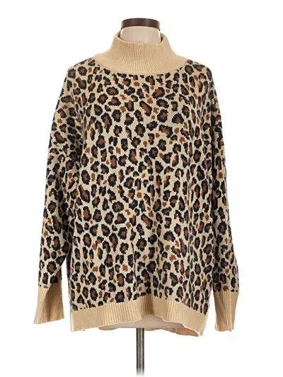 Pre-owned Crown & Ivy Pullover Sweater In Brown