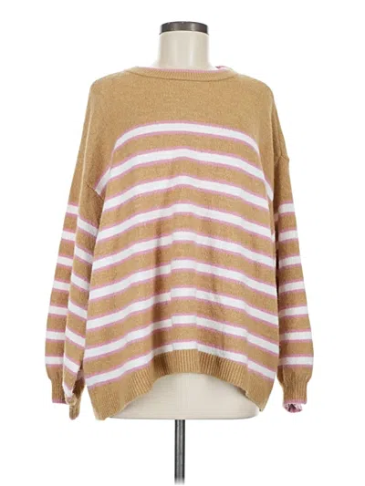 Pre-owned Crown & Ivy Pullover Sweater In Brown
