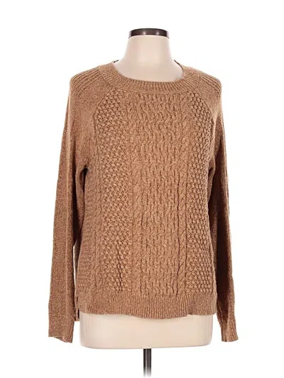 Pre-owned Crown & Ivy Pullover Sweater In Brown