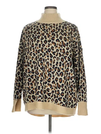 Pre-owned Crown & Ivy Pullover Sweater In Gold