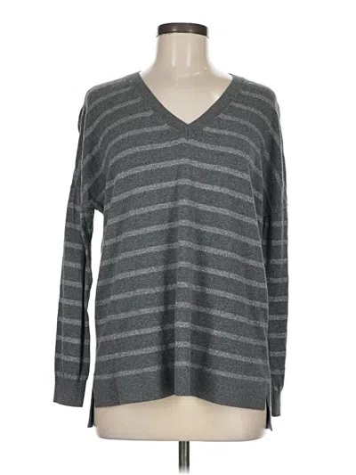 Pre-owned Crown & Ivy Pullover Sweater In Gray