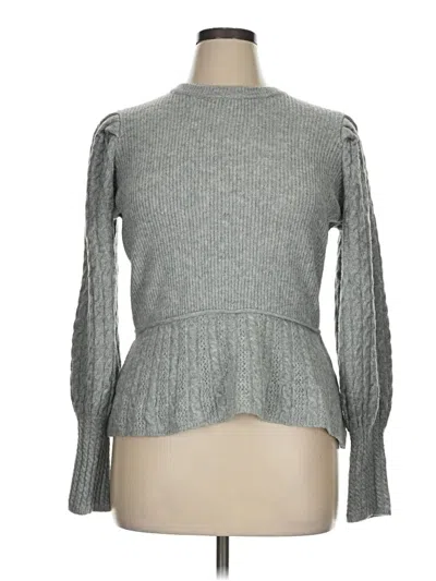 Pre-owned Crown & Ivy Pullover Sweater In Gray