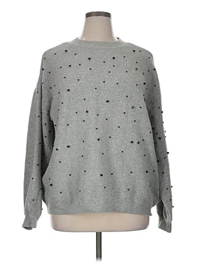 Pre-owned Crown & Ivy Pullover Sweater In Gray