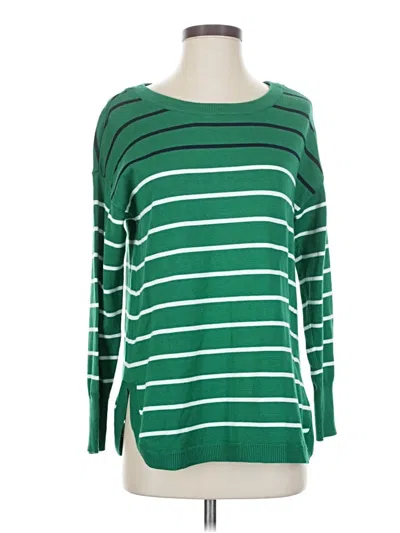 Pre-owned Crown & Ivy Pullover Sweater In Green