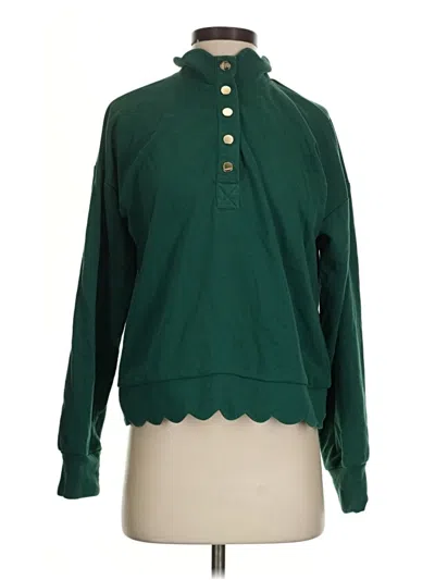 Pre-owned Crown & Ivy Pullover Sweater In Green